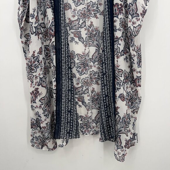 Lane Bryant Plus Boho Floral Open Front Chiffon Kimono – One Size NWT - Picture 3 of 10